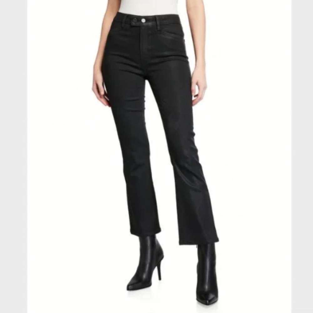 PAIGE Luxe Soft Coated Jeans NWOT